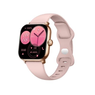 KW269D 1.7' AMOLED Elegance Style Conveniente BT llamando Smart Watch con batería de 210mAh y rosa