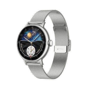 KW60A 1.19' Lady Smartwatch estilo clásico Salud de la mujer Smart Watch IP68 Inmune GPS Deportes Lady Smartwatch