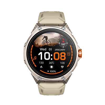 KW348 Smartwatch Fitness con seguimiento del sueño, navegación y funciones impulsadas por IA 5ATM Nivel de resistencia al agua y almacenamiento de medios