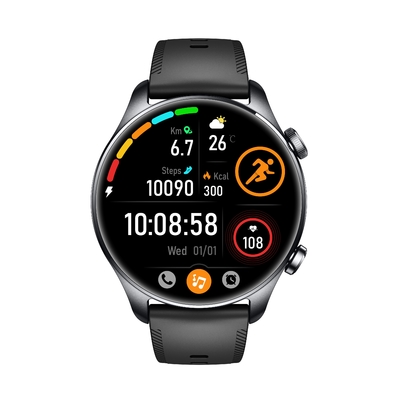 GPS Smartwatch KW296 AMOLED Display IP68 rastreador de estado físico a prueba de agua